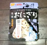 Onisi Japanese Instant Rice ball US FDA approved Salted Kelp (Kombu) flavor