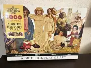 A Brief History of Art Jigsaw Puzzle 1000 Pieces Unemployed Philosophers Guild