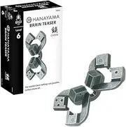 Bepuzzled, Chain Hanayama Metal Brainteaser Puzzle Mensa Rated Level 6, for Ages 12 and Up