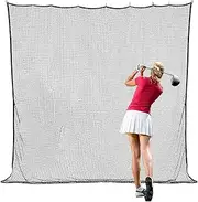 Golf Net | 3X3m Black Golf Practice Fence Netting - Heavy Duty Hockey Chipping Net, Outdoor Simulator Net, Driving Net, Net Return Sports for Adults