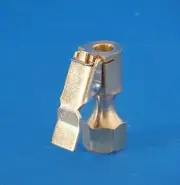 1 Kit Straight Brass Lock-On Tire Inflator Air Chucks