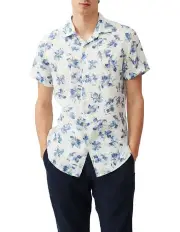 [Rodd & Gunn] Portland Island Short Sleeve Sports Fit Shirt in Ceramic