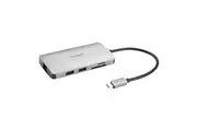 Kensington Uh1400P Usb-C Hub 85W Universal Portable 8-in-1 Pass Through