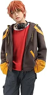 C-ZOFEK Hoodie Coat with Red Shirt Anime Role Cosplay Costume