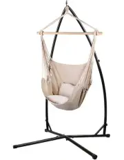 [Gardeon] Hanging Hammock Chair in White