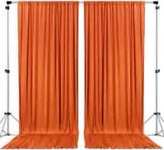 10 feet x 10 feet IFR Polyester Backdrop Drapes Curtains Panels with Rod Pockets