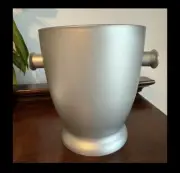 CRATE & BARREL WINE CHILLING ICE BUCKET PEARL GREY - MADE IN FRANCE 435–805