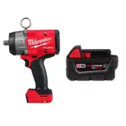 Milwaukee 18V Lithium-Ion Brushless Cordless High Torque 1/2 in Impact Wrench W/