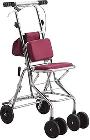 Rely on Walking Walker for Seniors Rollator Elderly Scooter, Four-Wheeled Walker with seat, Foldable to Meet Daily Needs Comfortable Anniversary