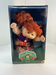 Vintage 1995 Cabbage Patch Kids Doll Floral Outfit Red/Orange Hair Freckle Nose