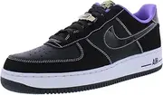 [Nike] Air Force 1 '07 Lv8 EMB Unisex Shoes Size 10, Color: Black/Black/Iron Grey/White