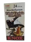 New German Made Knox Tobacco Scent 24 Medium Incense Cones for Smokers
