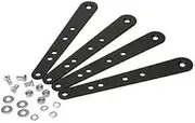 RiteAV VESA 300 Adapter, Black Metal Alloy Steel Frame, Wall Mount, 300x100, 300x200, 300x300