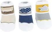 Baby Lovely Cotton Socks, Morbuy 3 Pairs Boys Girls Newborn Non-slip Warm Kids Unisex Crew Socks Soft Elastic Toddlers Ankle Socks 0-3 Year
