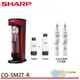 SHARP 夏普 Soda Presso 氣泡水機(2水瓶+2氣瓶) 莓果紅R CO-SM2T