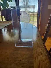 Bobble Heads, One Clear Acrylic Plastic Display Cases 4” X 4” X 8” Collectibles