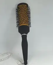 Large Styling Thermal Ionic Ceramic Round Hair Brush -2" Barrel - Orange & Black