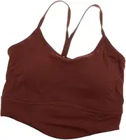 [QSTDGVPW] Women Sports Bra Tank Top Shockproof Breathable Underwear Supportive Bra Padded for Activewear Party Workout Cycling