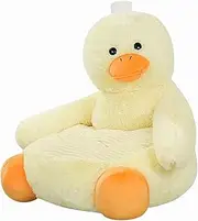 Leefasy Cute Kids Sofa Seat Soft Cushion Animals Shaped Seat Cushion Small Sofa Chair for Decoration, Duck