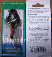 Tasmanian Devil No 106 'Tribal' 7gr Little CardedLure