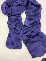 $49 Echo rectangle navy blue scarf 70" by 17 t10
