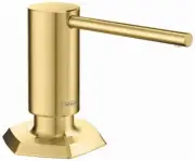 Hansgrohe 04857 Locarno Deck Mounted Soap Dispenser - Brushed Gold Optic