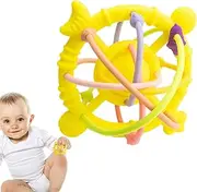 Baby Teething Toy | 360° Rotatable Baby Girl Teether Baby Rattle Teether Ball,Sensory Toys, Baby Teether, Baby Ball, Baby Rattle Toys for Baptism, Birthday