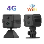 5MP 4G SIM Card Mini Camera Built-in Battery WiFi IP CCTV Home Security Camera