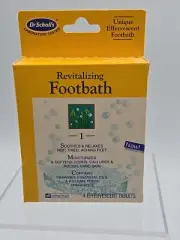 Dr, Schools revitalizing footbath #1 (4) effervescent tablets 1994 vintage