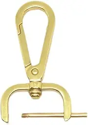 [Generic] Detachable Snap Hook Swivel Clasp DIY Purse Strap Metal Bag Buckle Accessory
