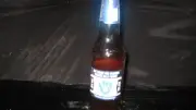 Miller Lite Bottle Vintage - pull tab to win Brewers tickets on bottle