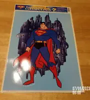 17" x 11 1/2" Superman The Animated Series Window Decoration Color-Clings