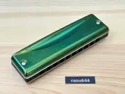 SUZUKI C-20 OLIVE 10 hole Diatonic Harmonica 14 Keys