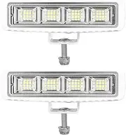 6.3In LED Work Light Bar 36W Auxiliary Light 6000K Flood Light 4000LM Deck Lamp 12V 24V for RV Marine