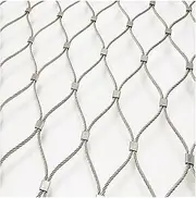 Stainless Steel Woven Wire Mesh Flexible Wire Mesh Fencing, Stainless Steel Rope Net, Anti-Fall Safety Net, Impact-Resistant Woven Fence, Garden Playground Protection Net