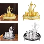 European Set Teapot Set Beverage Drinkware Drinkware Teapot Tea Trays Home Decor