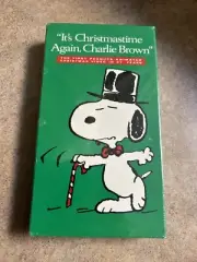 Charlie Brown It's Christmas Time Again VHS Tape Shell Oil Dist. Factory Sealed