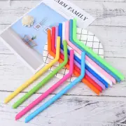 18 PCS/Set Reusable Straws Drinking Water Bottle Smoothie Coffee