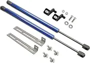 Dampers Compatible With SEAT Leon MK2 1P 2005-2012 Front Bonnet Hood Modify Gas Struts Springs Lift Support Shock Accessories Absorber Prop(Blue carbon fiber)