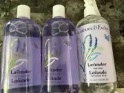 3pc Crabtree & Evelyn LAVENDER Bath and Shower Gel & linen spray 16.9 oz ea new