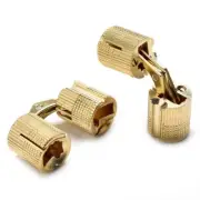 4pcs 8mm or 10mm Brass Hidden Barrel Hinge Invisible Hinge Concealed for Boxes
