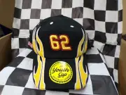 Brendan Gaughan #62 RCR NASCAR Youth cap Black/yellow flames