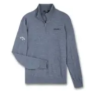 GMC Callaway Qtr Zip Pullover Gray Heather Sweater