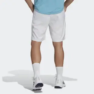 【adidas 愛迪達】Club 3str Short 男 短褲 運動 網球 訓練 中腰 吸濕 排汗 亞洲版 白(HS3251)