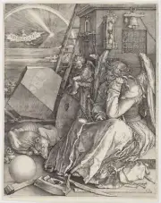 Albrecht Durer - Melencolia I Giclee Fine Art Print on Canvas Printing 36"