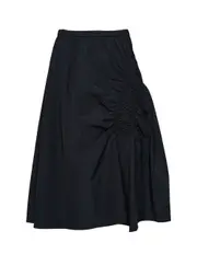 [Club21 Collection] Polyester Cotton Taffeta Elastic Skirt