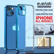 Lens Protector Soft TPU Shockproof Bumper Case Cover For iPhone 14 13 12 11 XS