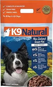 Grain-Free Freeze Dried Dog Food (Beef, 3.6kg)