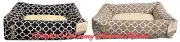 Memory Foam Rectangle Bed Sherpa Lining 24" x 18" Dog or Cat Bed NEW