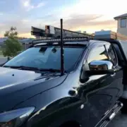 GMF BB-004D UHF Antenna Bonnet Bracket fits Mazda BT-50 11-20 Drivers Side